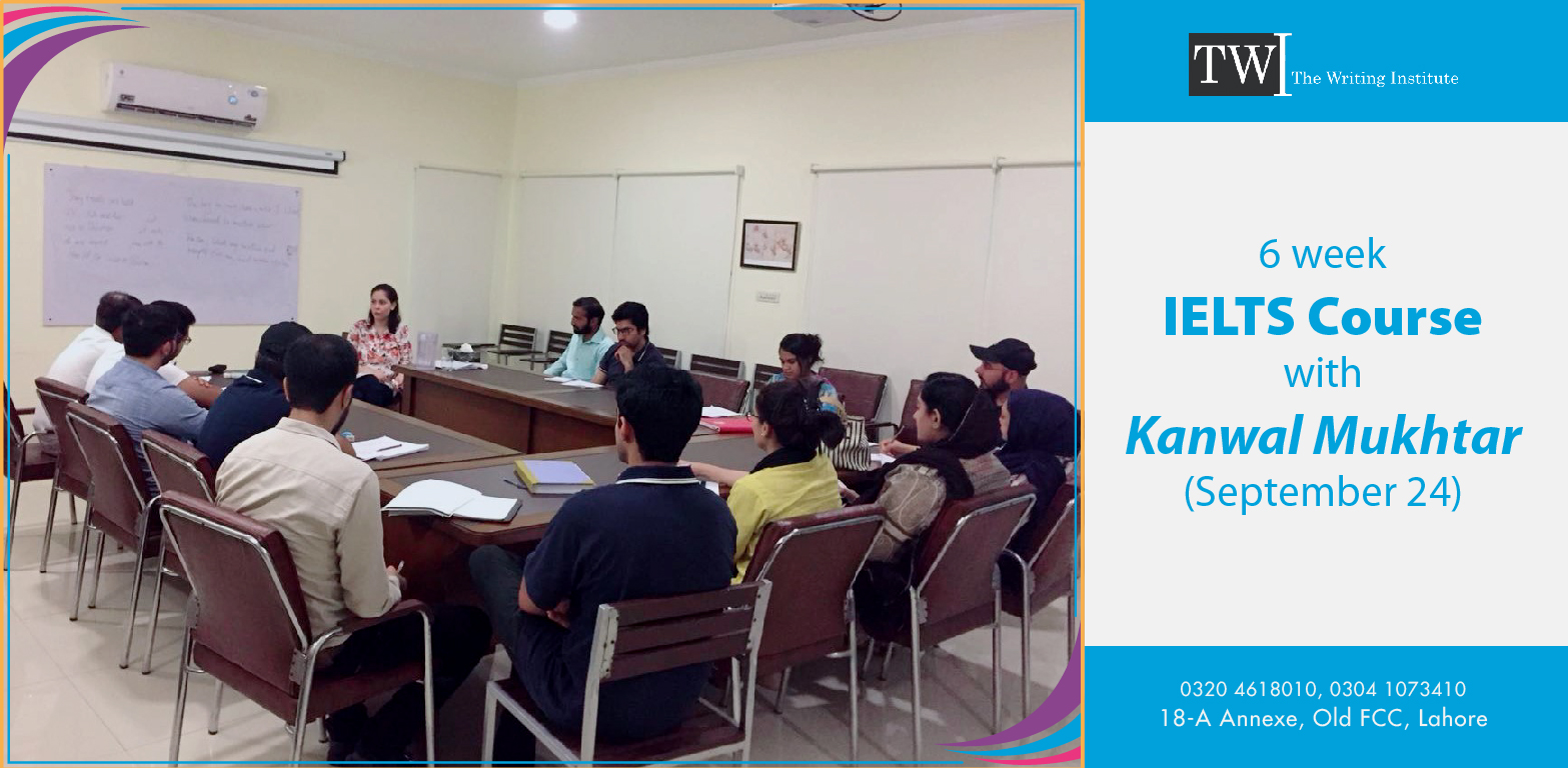 In-person IELTS preparation class for adult learners